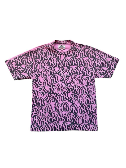 Supreme Pink New York Yankees Shirt Size Medium 