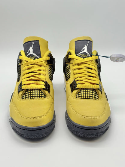 WORN ONCE - Size 9.5 - Jordan 4 Retro Mid Lightning