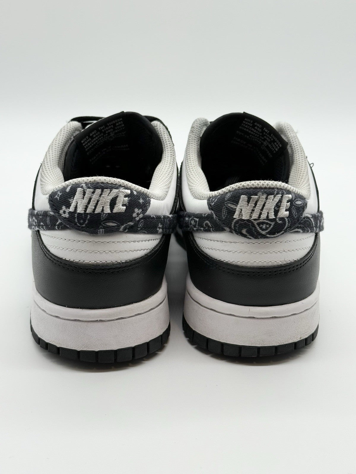 Size 10m(11.5w) - Nike Dunk Low Black Paisley