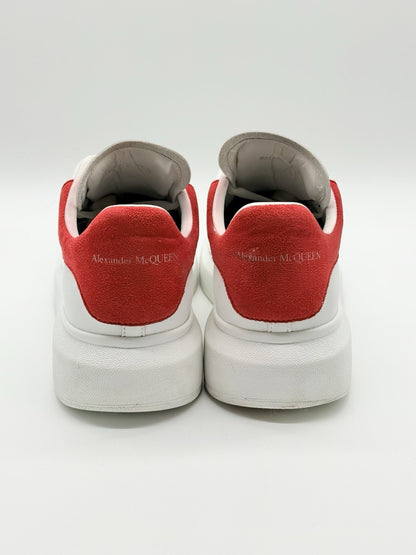 Size 8 - Alexander McQueen White/Red Sneakers
