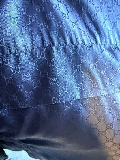 Gucci Nylon Jacket Navy Monogram Size L