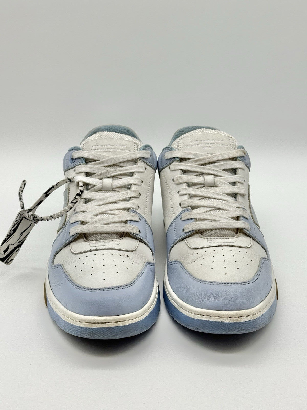 Size 12 - Off-White Out of Office White Light Blue Suede