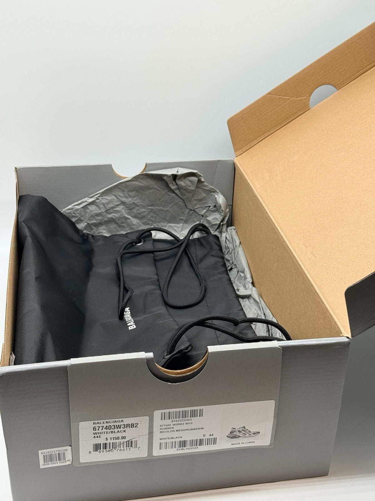 Size 11 - Balenciaga Runner Black White