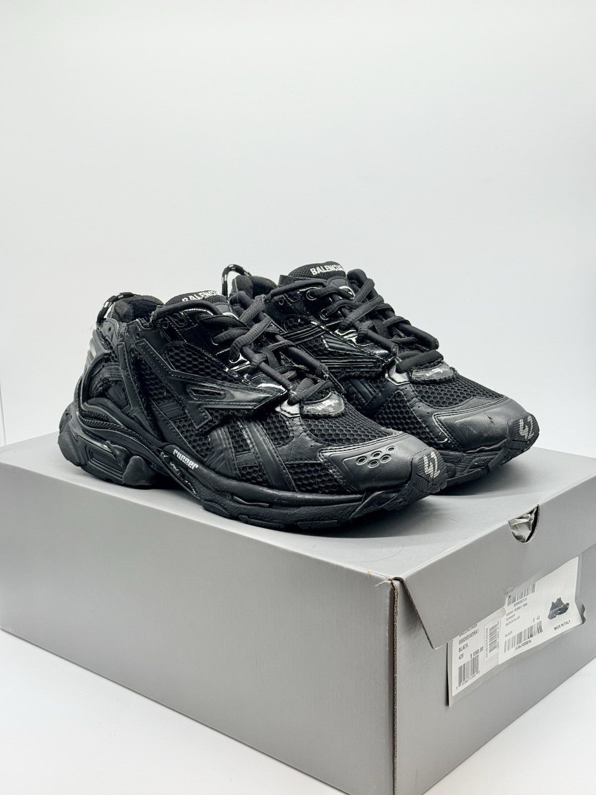 Size 9 - Balenciaga Runner Sneaker Black