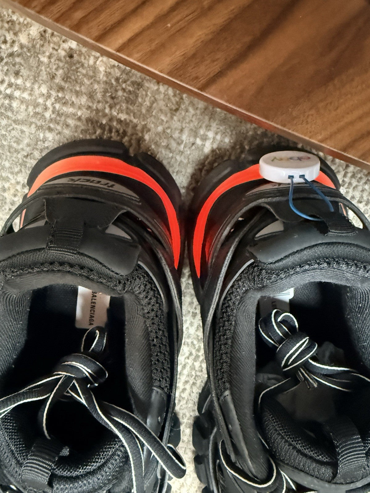 WORN TWICE Size 11 - Balenciaga Track LED Sneaker Black