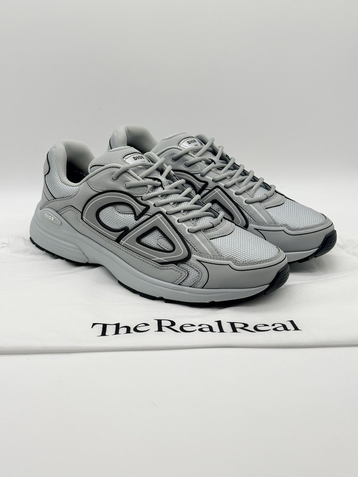 WORN ONCE Size 12 - Dior B30 Charcoal Light Grey