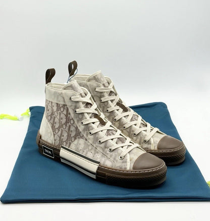 WORN ONCE Size 12 - Dior B23 High Dior Oblique - Brown