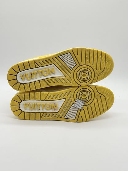 Size 10 - Louis Vuitton Trainer Low #54 Mini Monogram - Yellow
