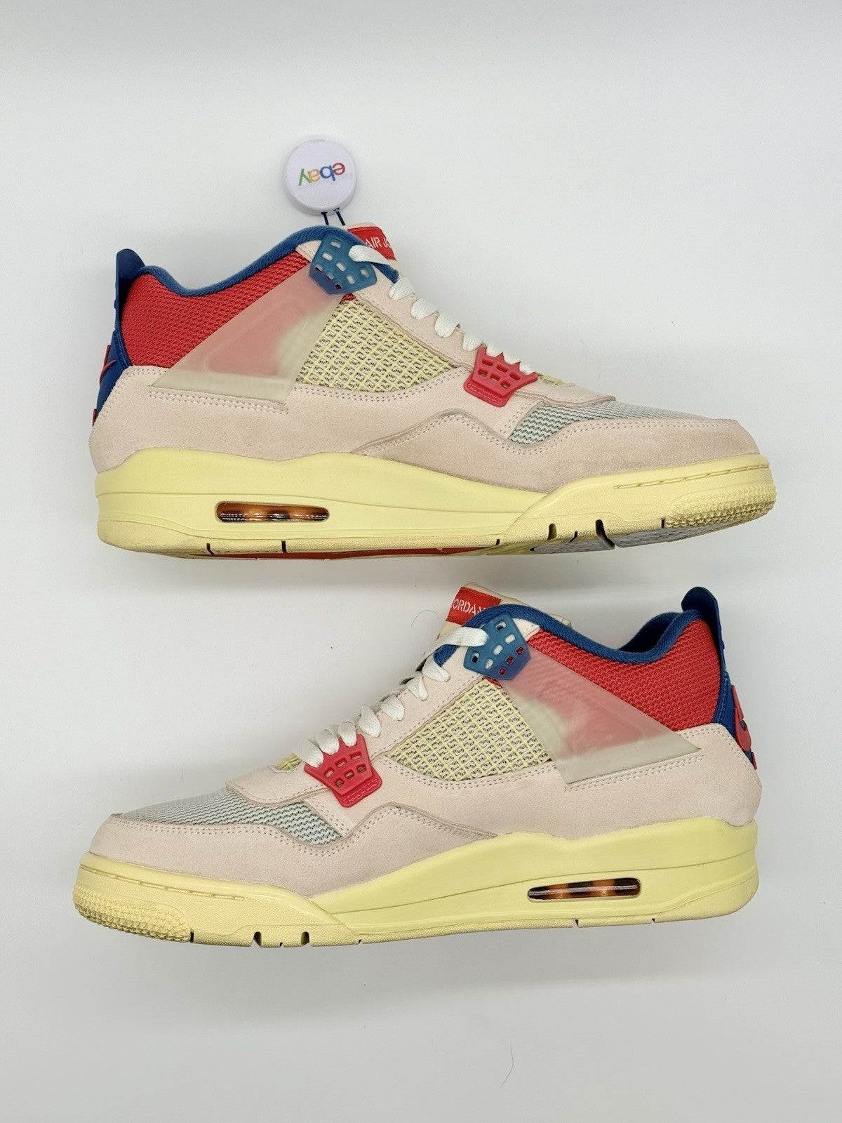 Size 10.5 - Jordan 4 Retro x Union LA Mid Guava Ice