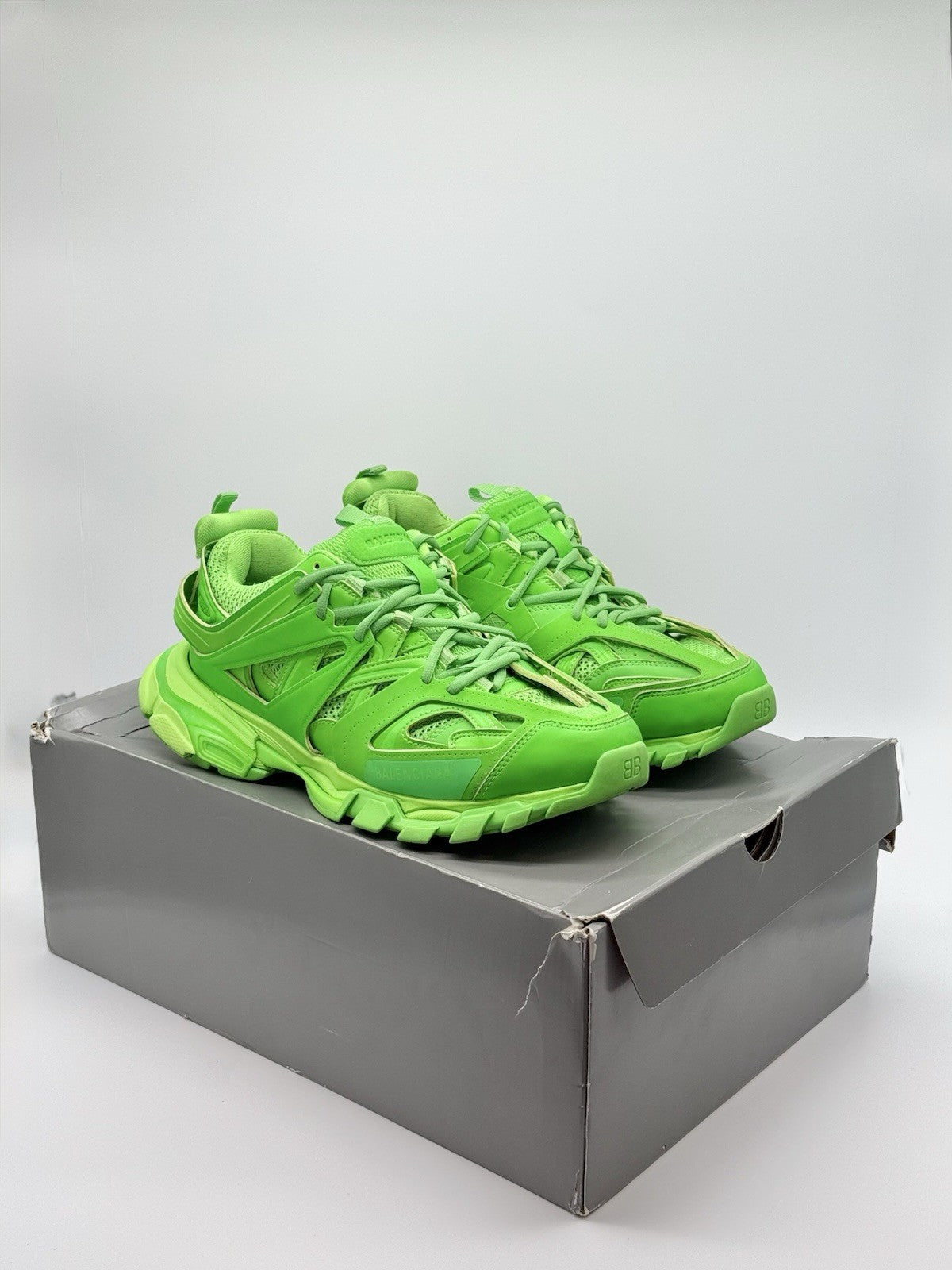 Size 10 - Balenciaga Track Sneaker Green