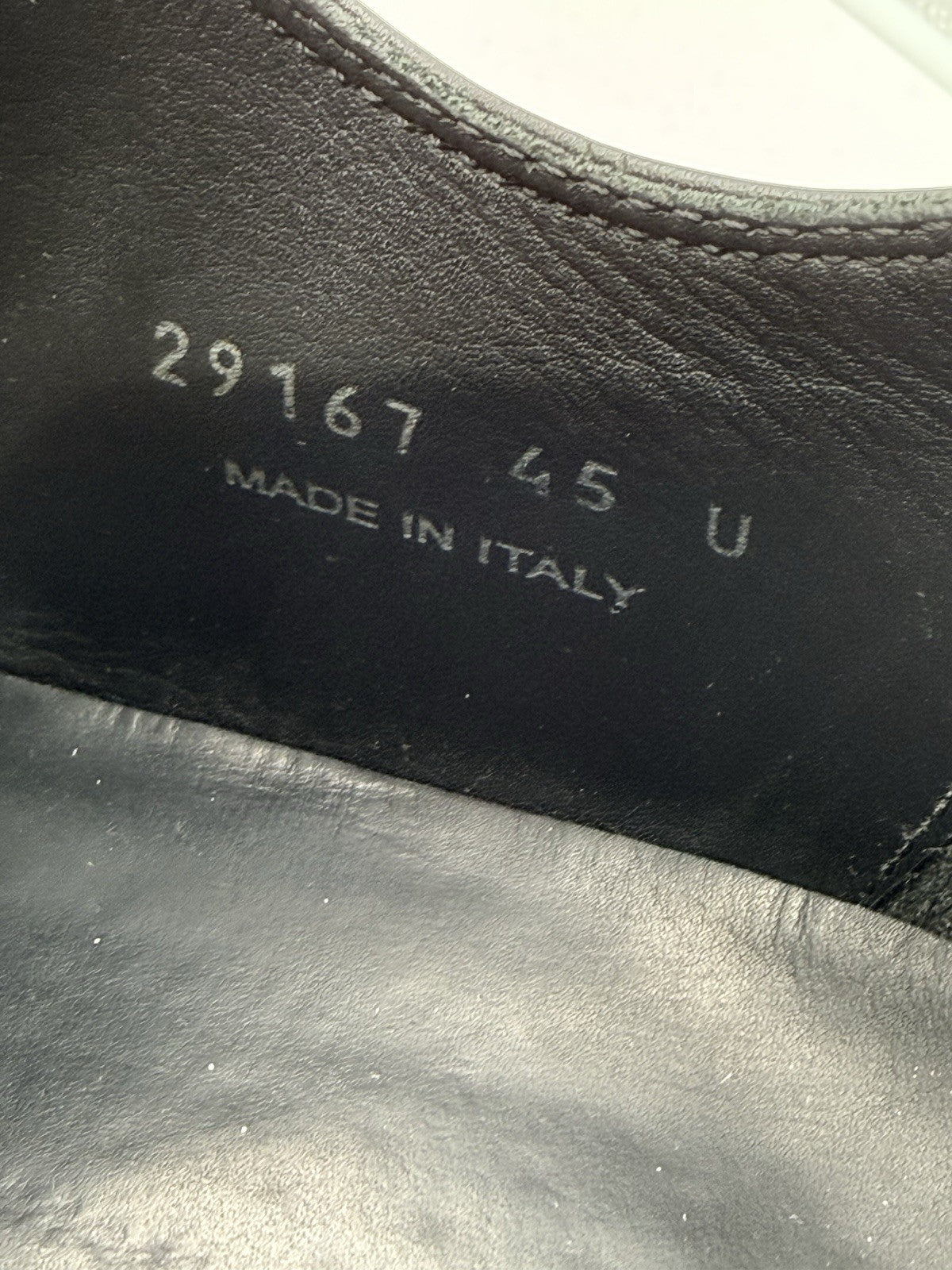 Size 12 - Rick Owens Ramones Leather