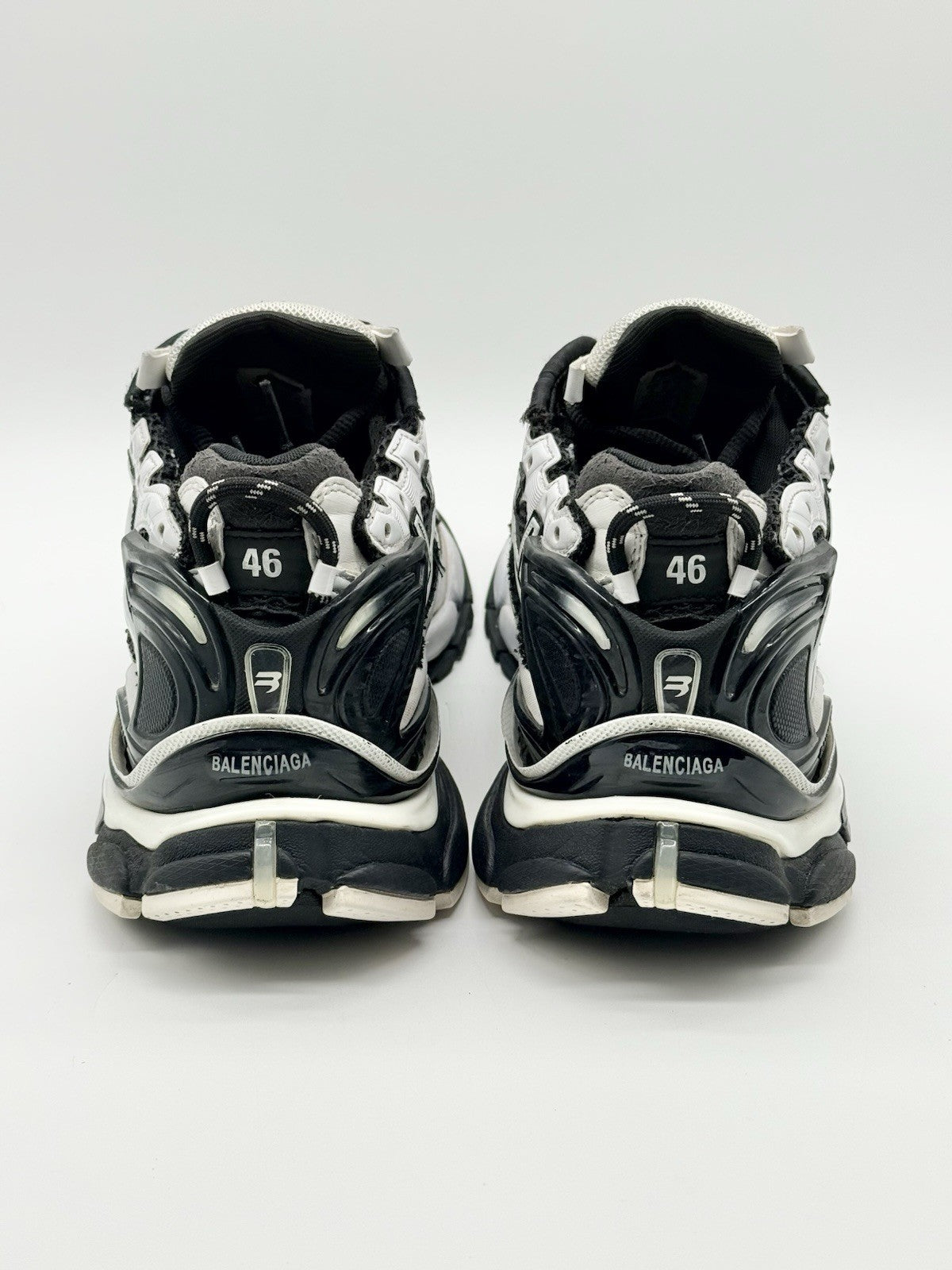 Size 13 - Balenciaga Runner Sneaker Black White