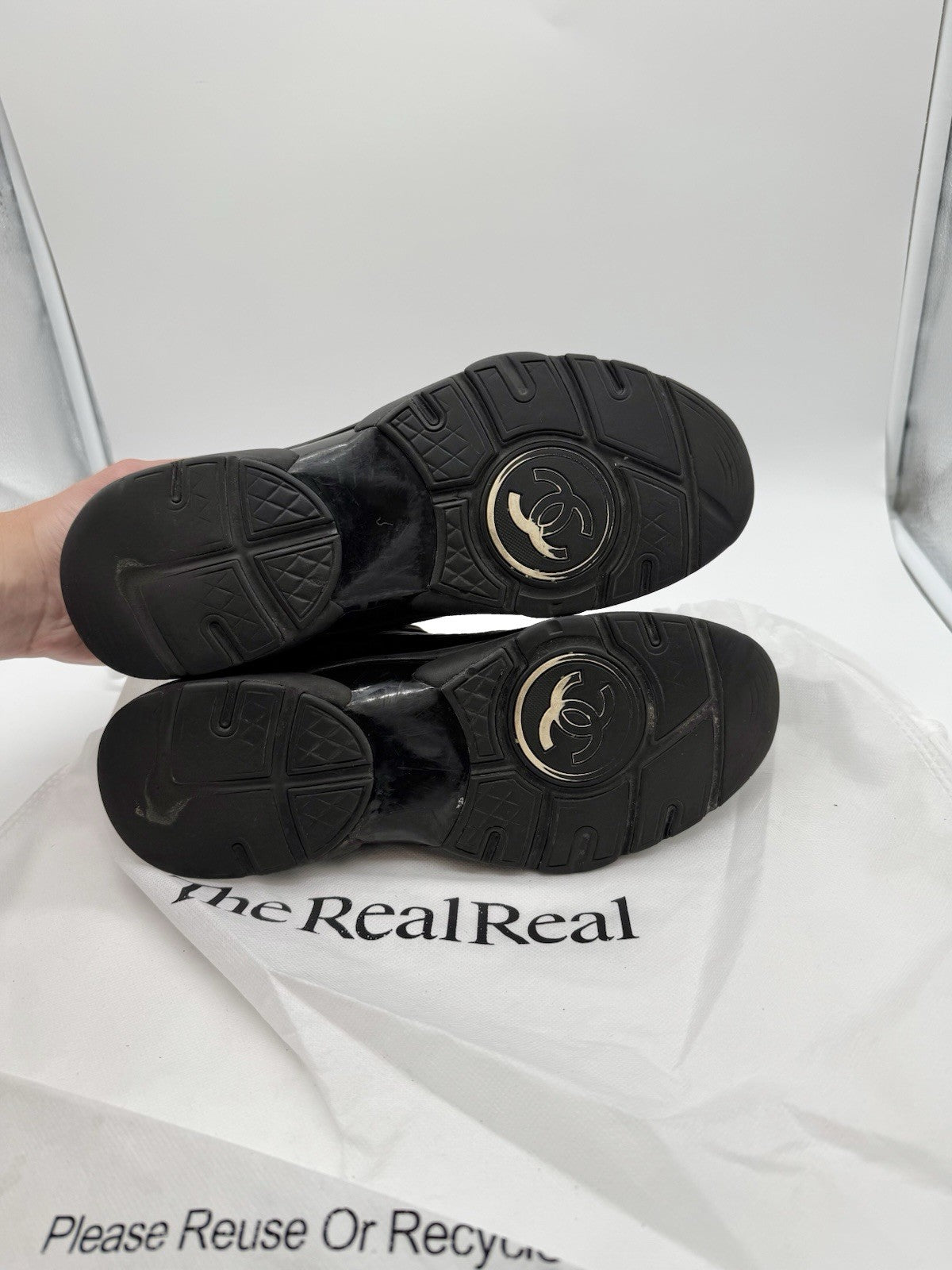 Size 7.5 - Chanel Sneaker Black Men