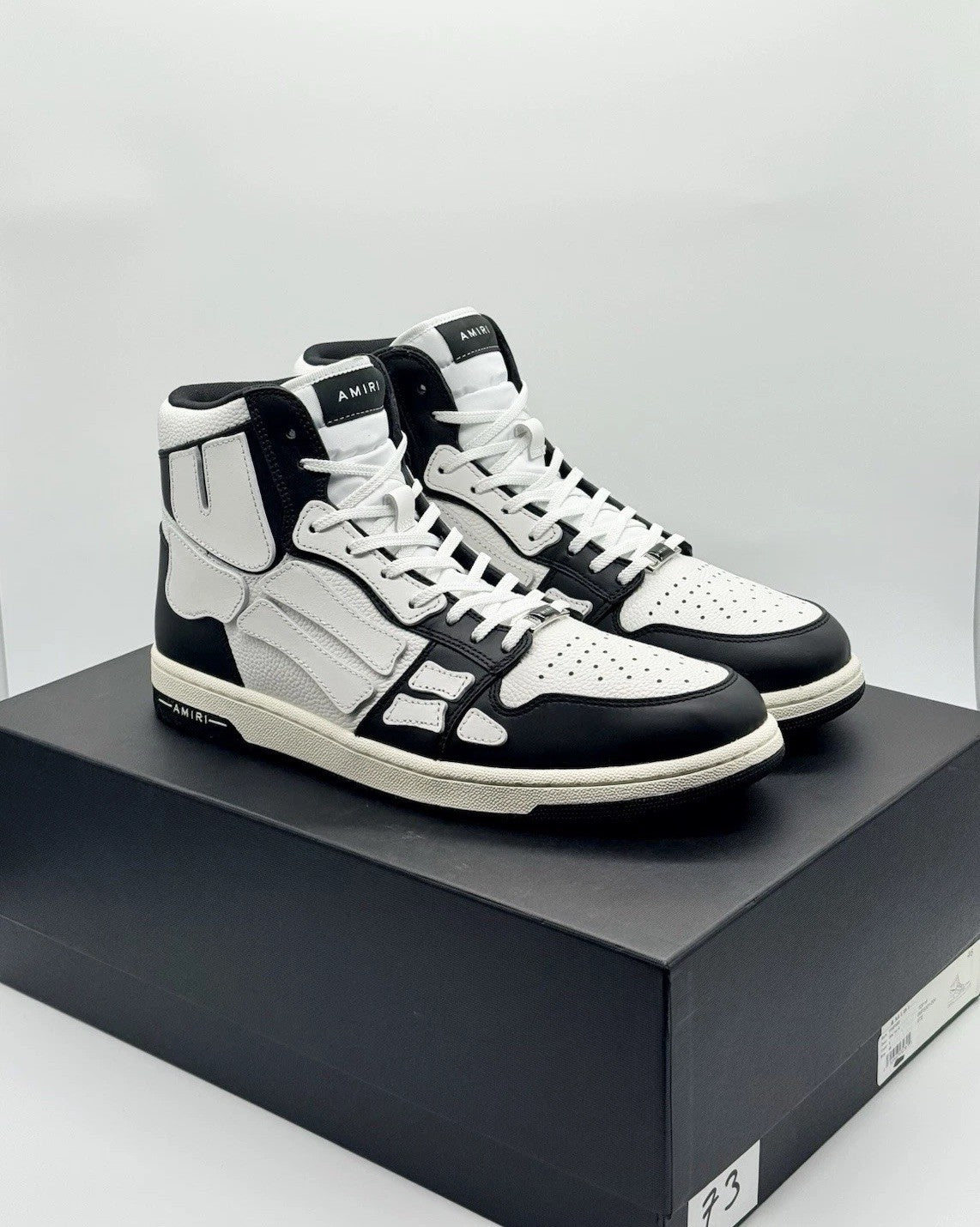 BRAND NEW Size 13 US - Amiri Skel High Top White And Black ($650 Retail)