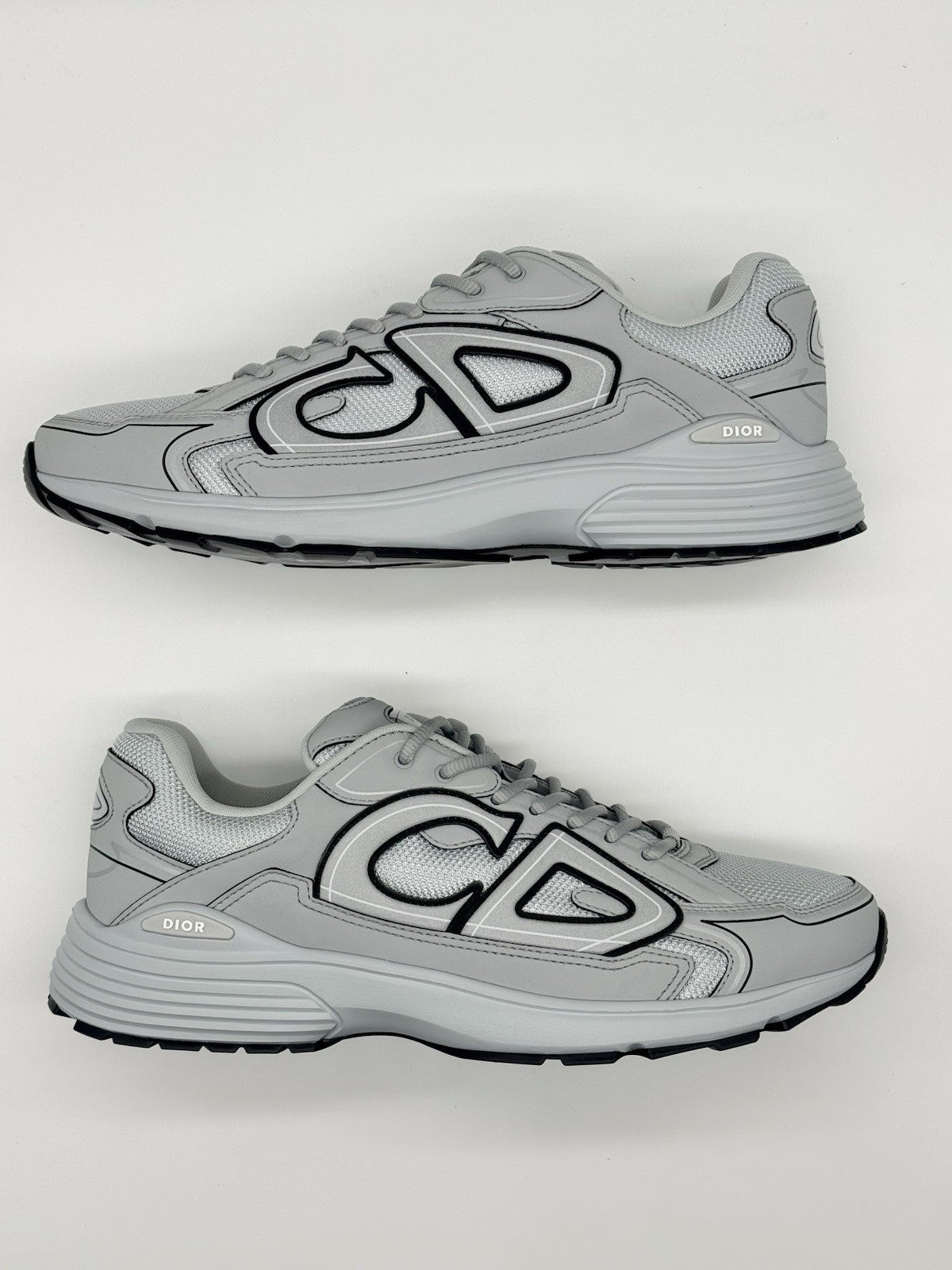WORN ONCE Size 12 - Dior B30 Charcoal Light Grey