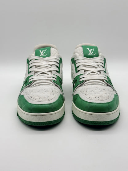 Size 11 - Louis Vuitton Trainer Low #54 Mini Monogram - Green