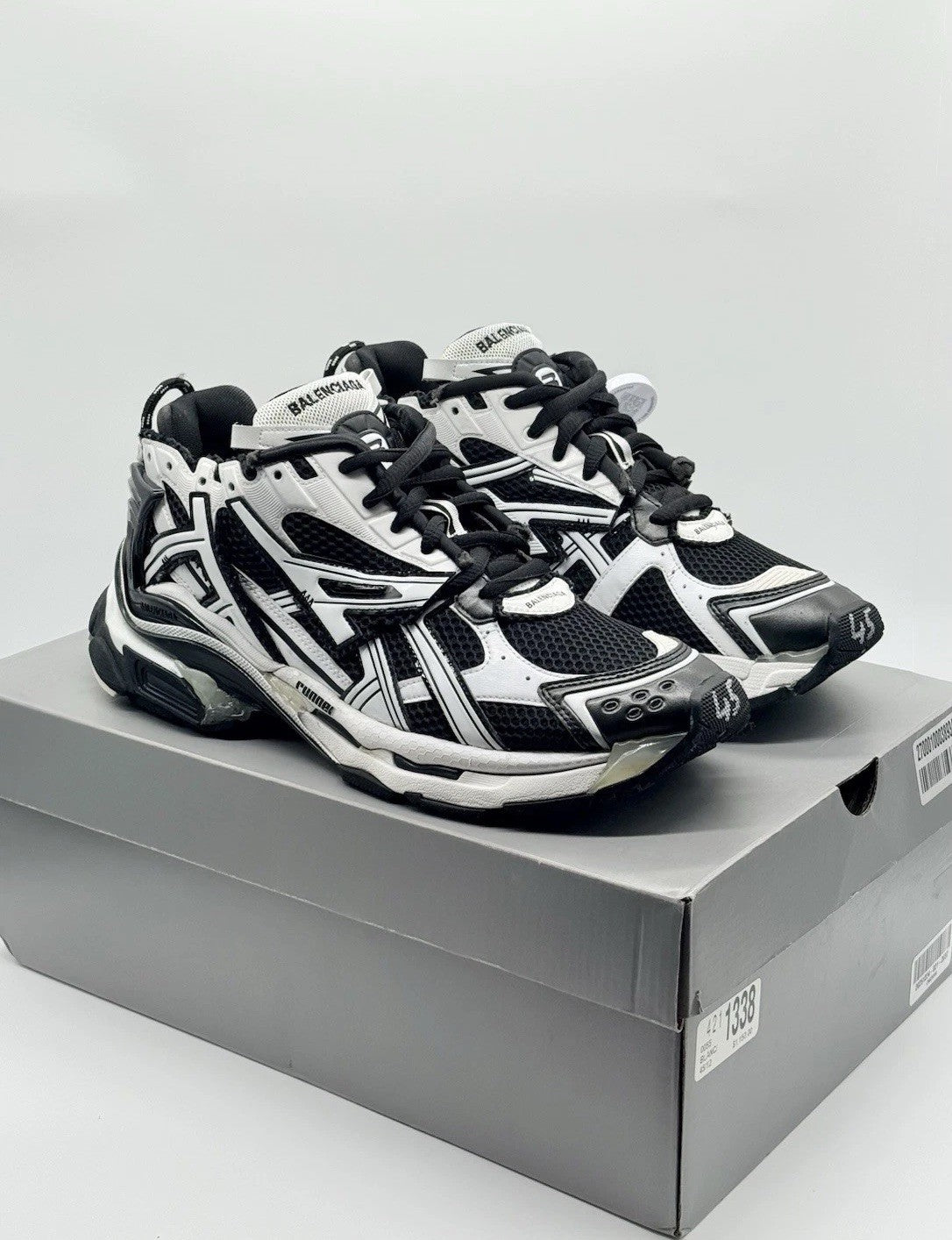 Size 12 - Balenciaga Runner Sneaker Black White