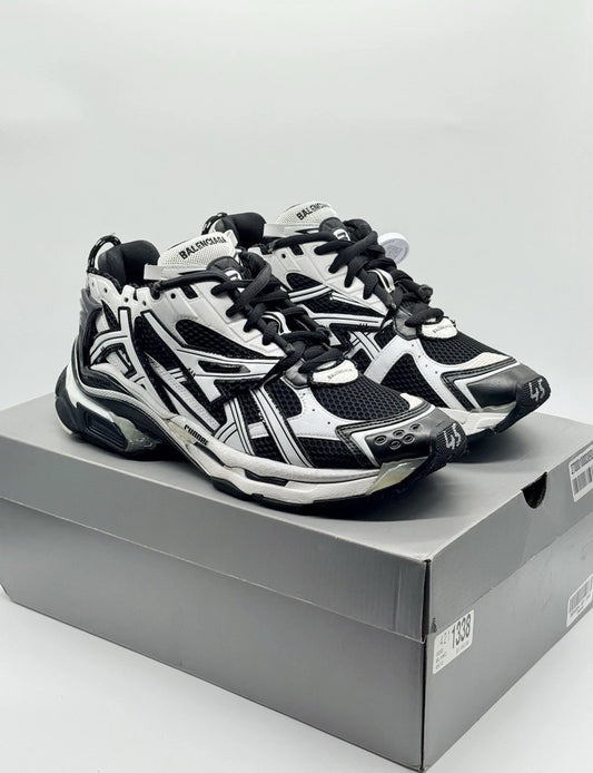 Size 12 - Balenciaga Runner Sneaker Black White