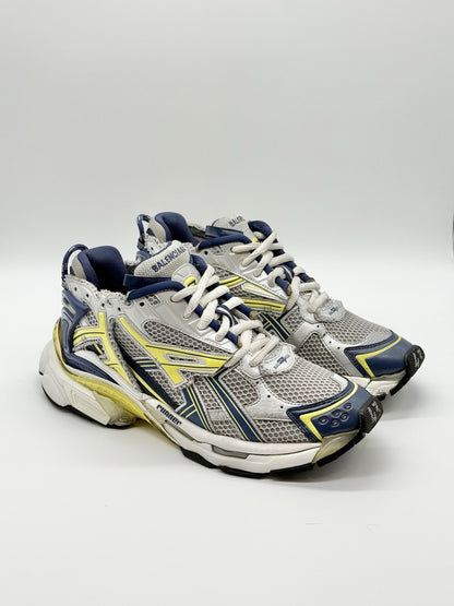 WORN TWICE Size 10 - Balenciaga Runner Grey Yellow Blue