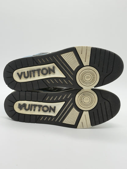 Size 10 - Louis Vuitton Trainer Low White Blue Black