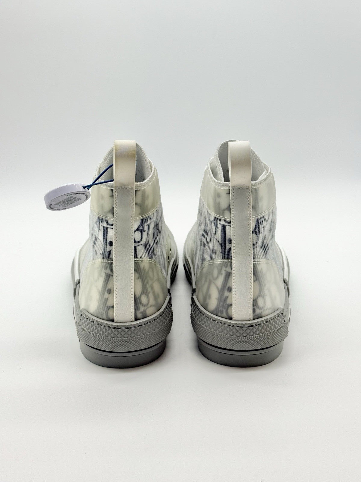 BRAND NEW - Size 10 - Dior B23 High-Top Sneaker White and Navy Oblique
