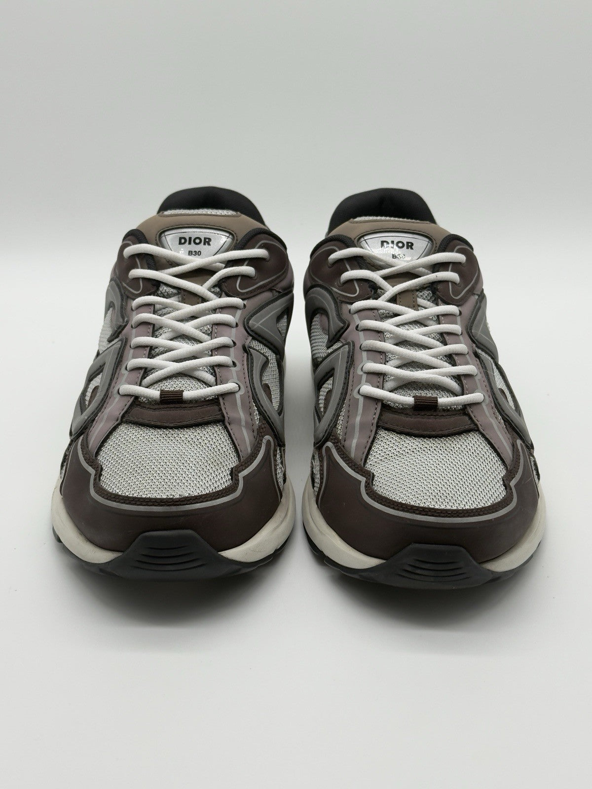 Size 12 - Dior B30 Reflective CD30 - White Beige Brown