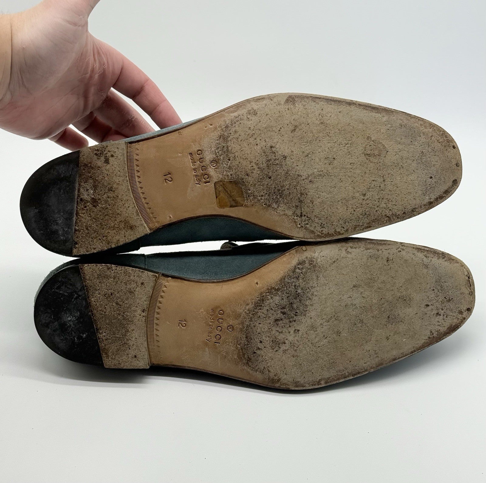 Gucci 1953 Horsebit Loafer - Blue Suede - size 12uk/13us