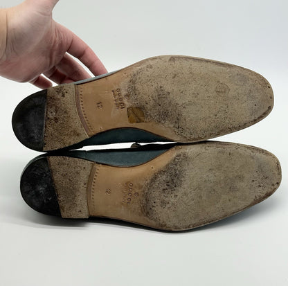 Gucci 1953 Horsebit Loafer - Blue Suede - size 12uk/13us
