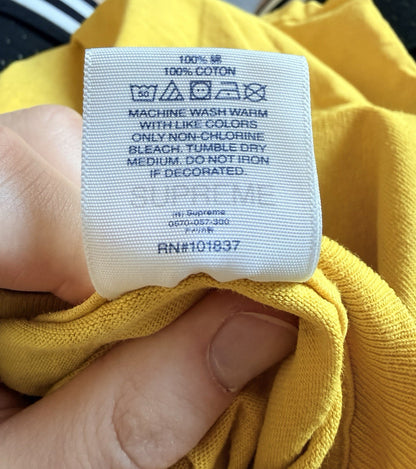 Supreme New York Tradition Tee Yellow Size M