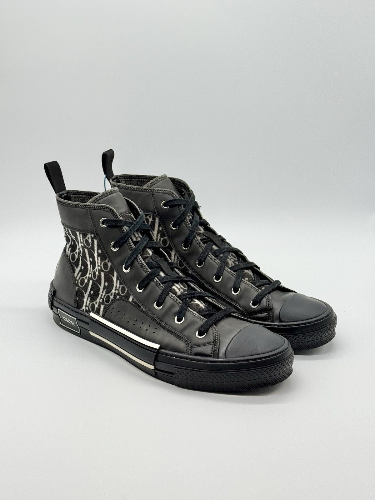 Size 12 - Dior B23 High Black Oblique