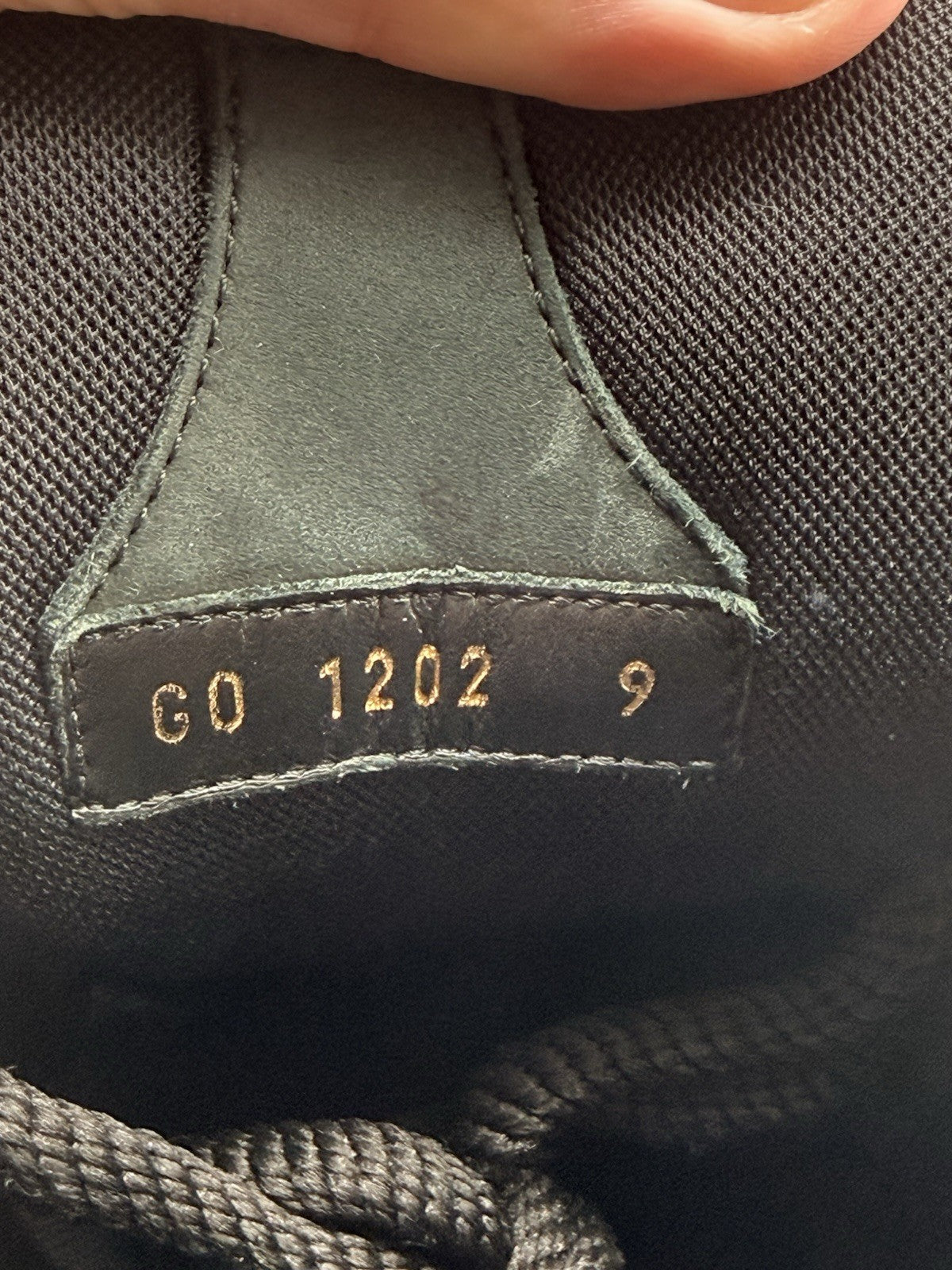 Size 10 - Louis Vuitton Skate Sneaker Black