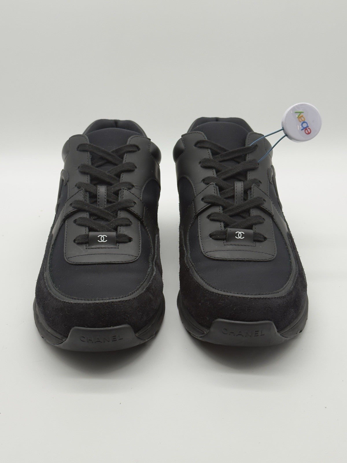 Size 13 - CHANEL CC Logo Low Black