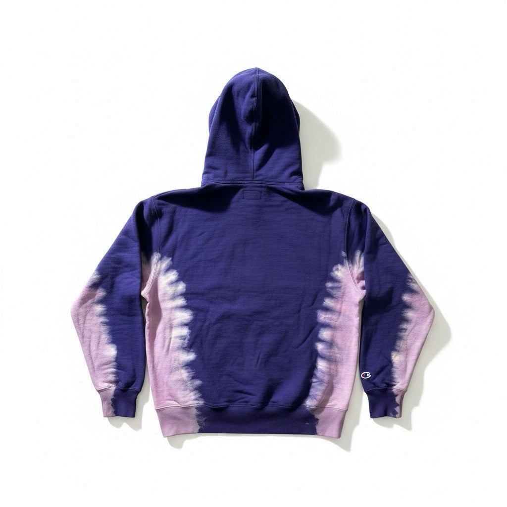 Supreme Hoodie Purple Medium Mens Tie Dye