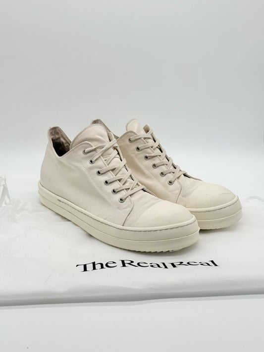 Size 11 - Rick Owens Low Ramones White