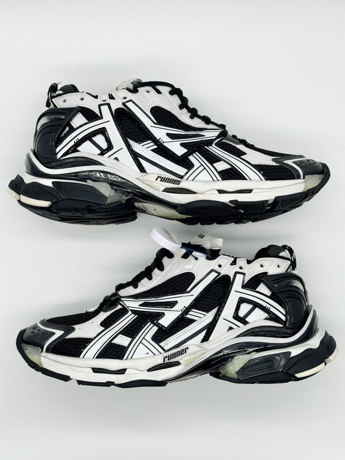 Size 12 - Balenciaga Runner Sneaker Black White