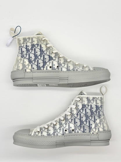 BRAND NEW - Size 10 - Dior B23 High-Top Sneaker White and Navy Oblique