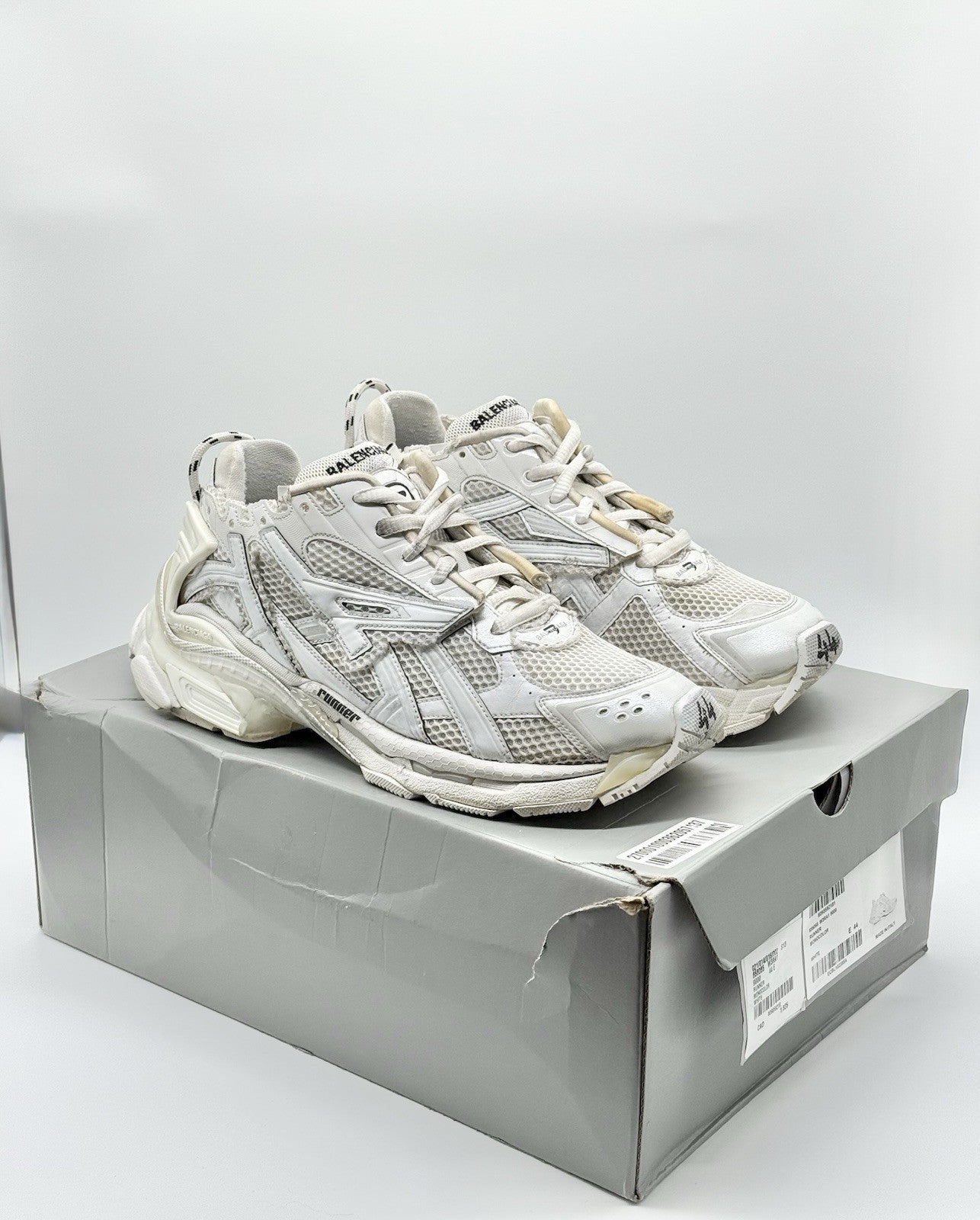 Size 11 - Balenciaga Runner Sneaker White