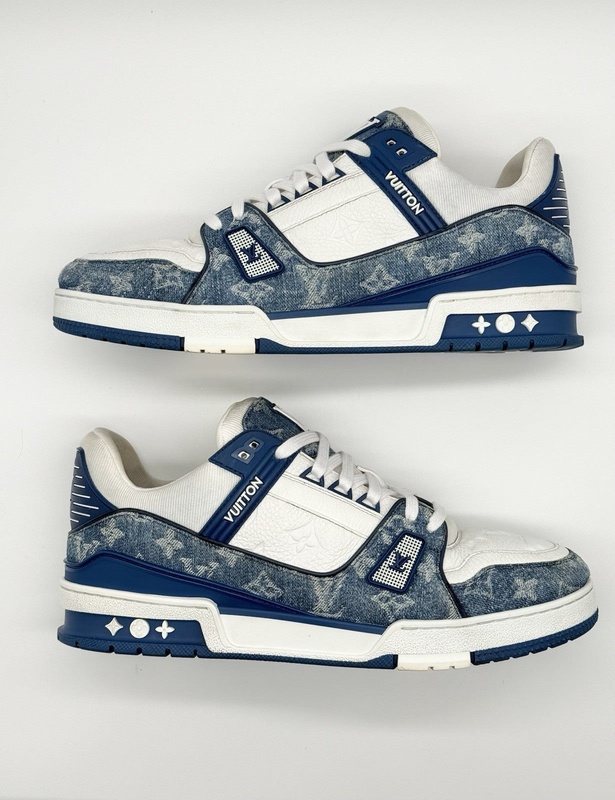 Size 11 - Louis Vuitton Trainer Low Monogram Denim