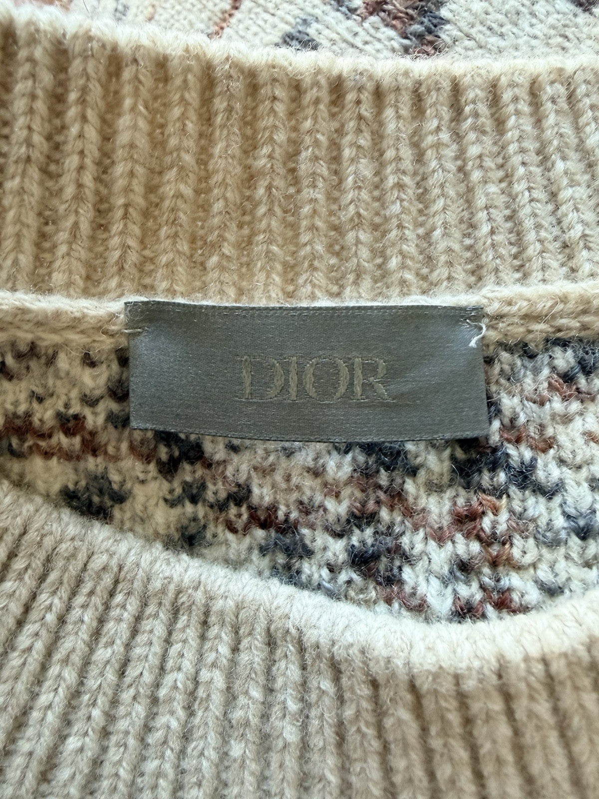 christian dior mens sweater xl