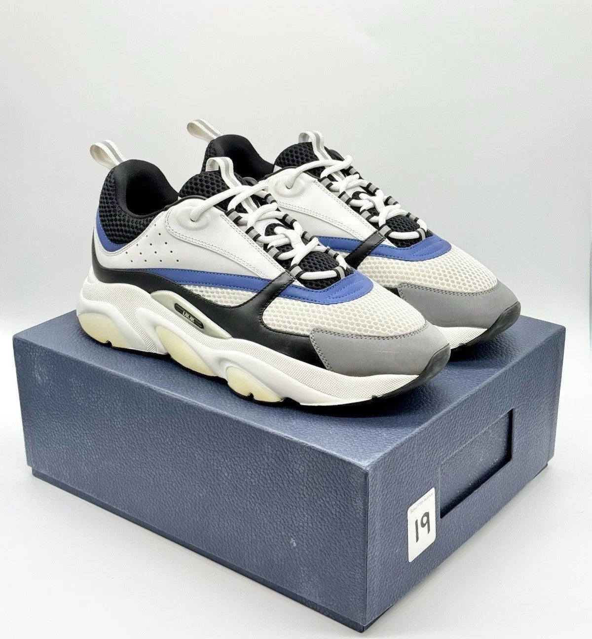 Size 13 - Dior B22 White Blue