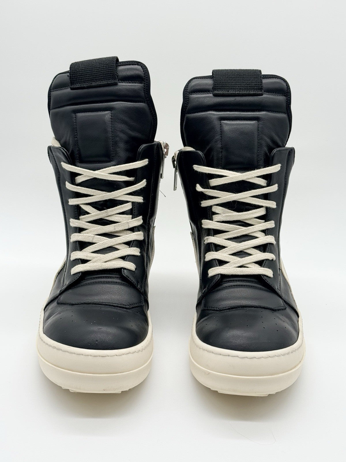 Size 10 - Rick Owens Geobasket High Black