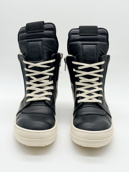 Size 10 - Rick Owens Geobasket High Black