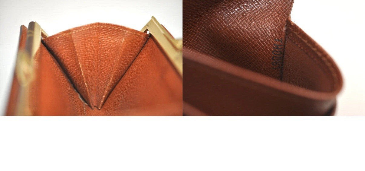 Louis Vuitton Monogram Porte Monnaie Billets Viennois M61663 Wallet 5846M