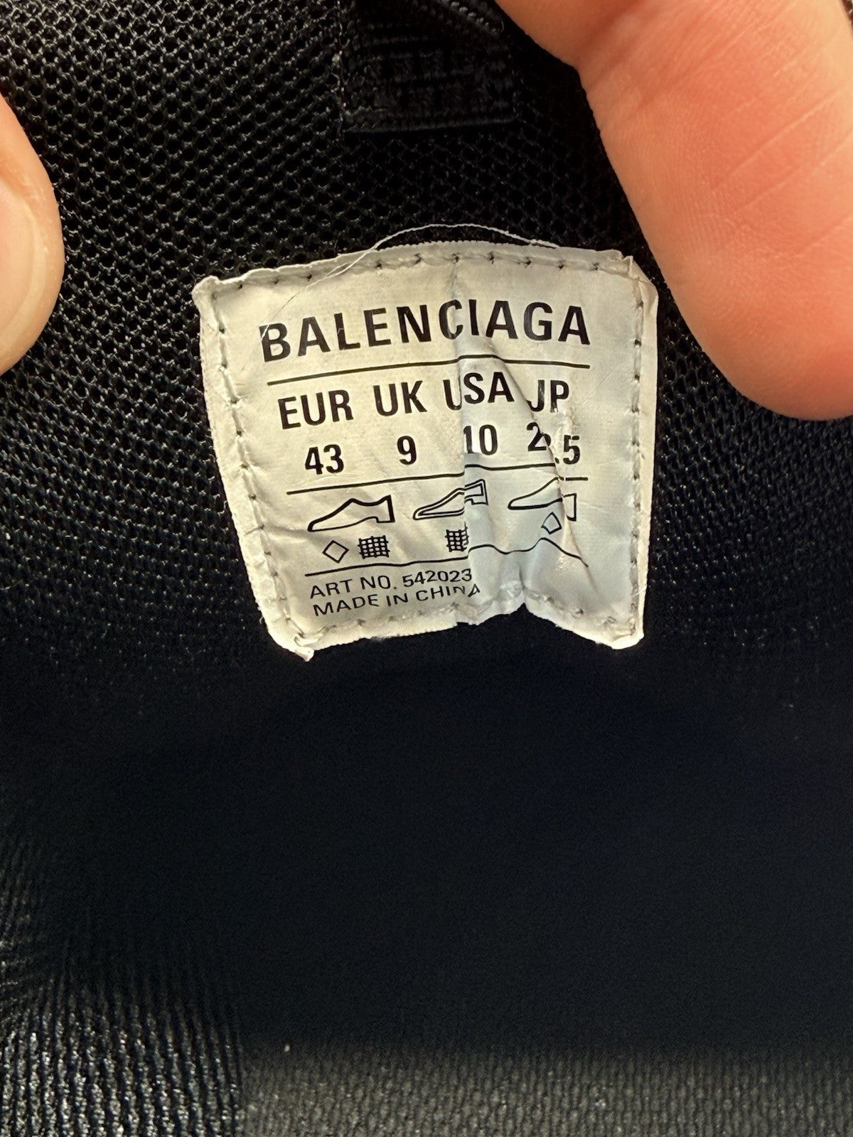Size 10 - Balenciaga Track Triple Black