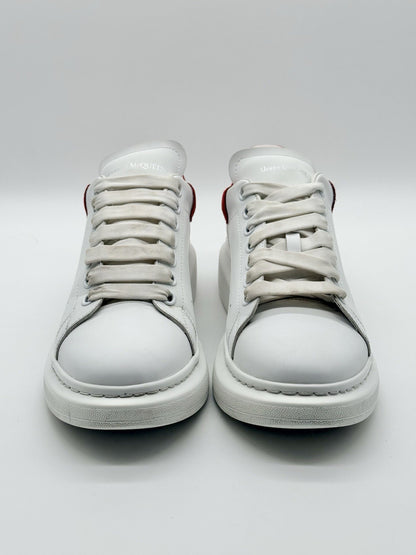 Size 8 - Alexander McQueen White/Red Sneakers
