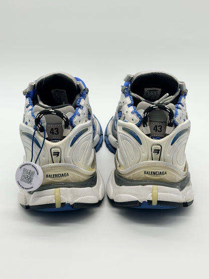 Size 10 - Balenciaga Runner Sneaker White Blue Yellow