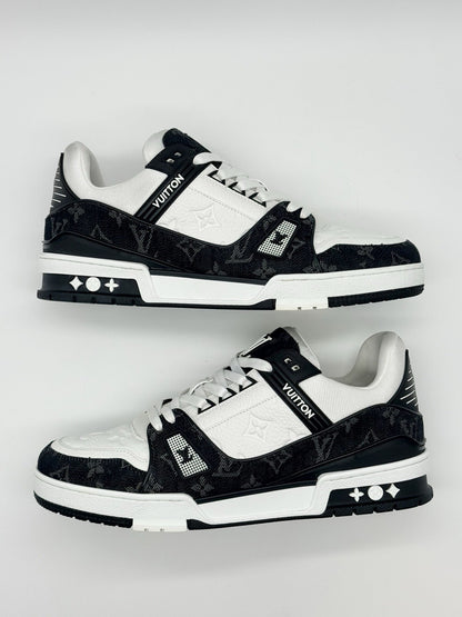 Size 9 - Louis Vuitton Trainer Low Monogram Denim