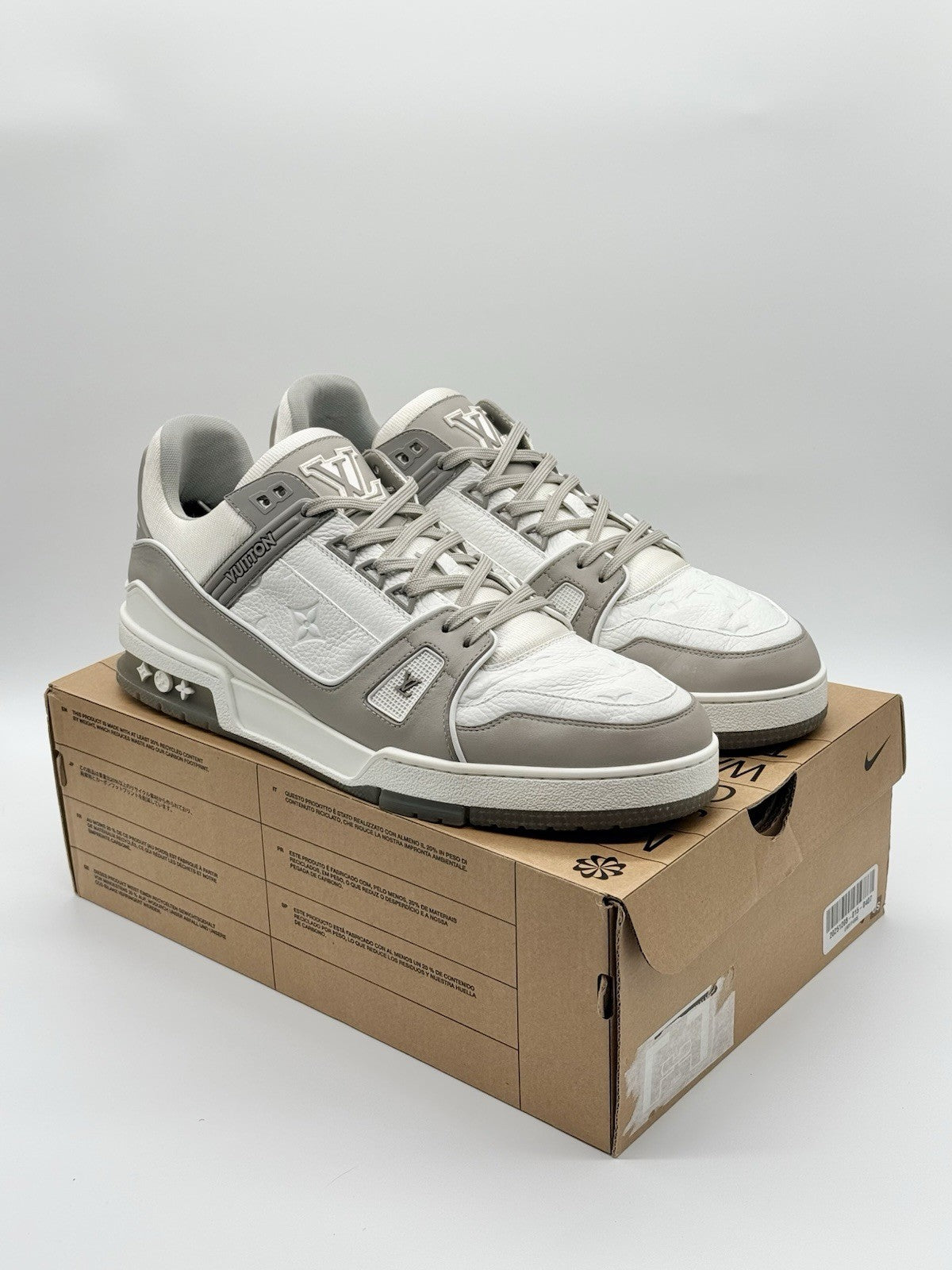 Size 11.5 - Louis Vuitton Trainer White Grey