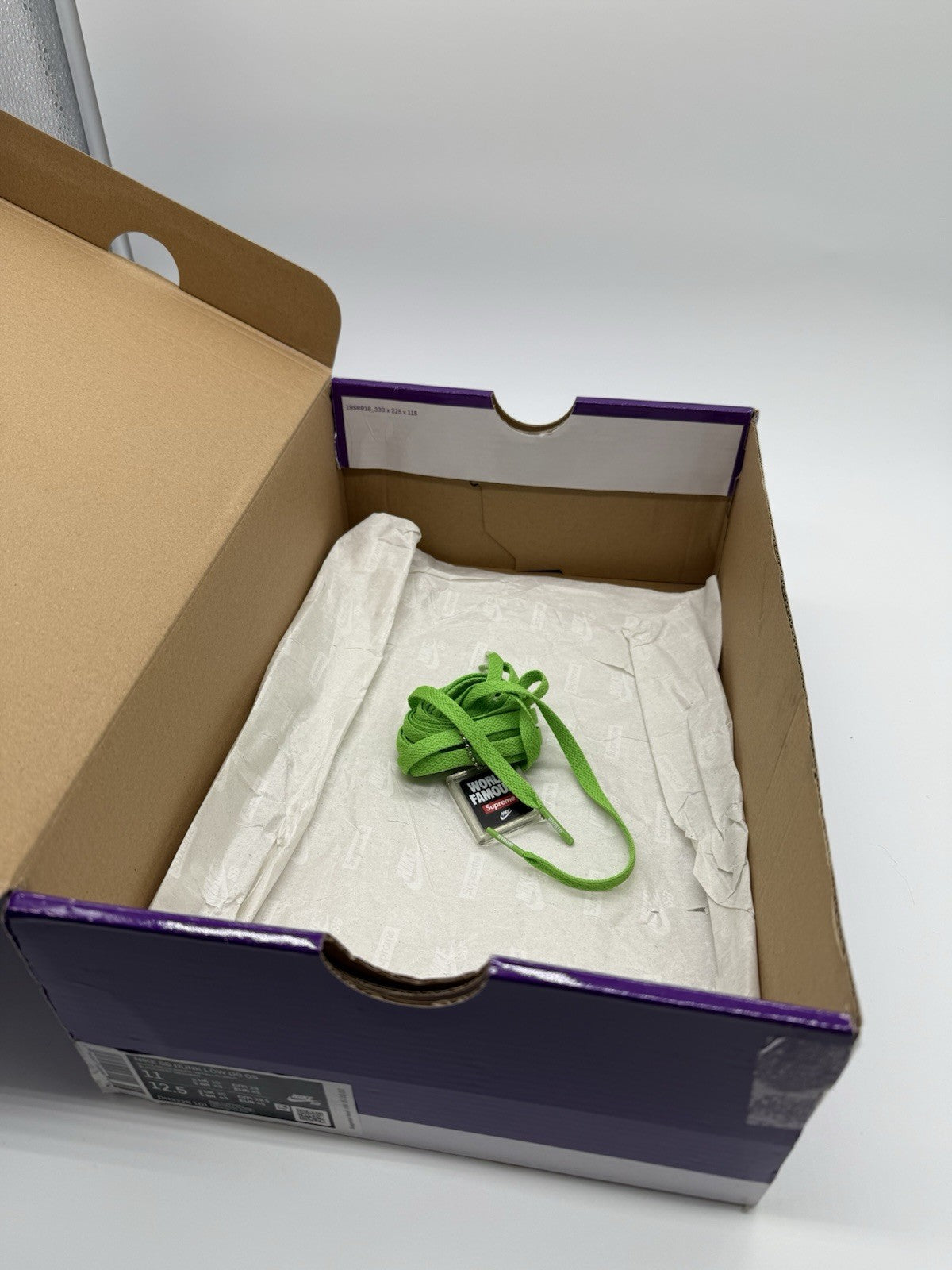 Size 11 - Supreme x Nike Dunk OG SB QS Low Mean Green