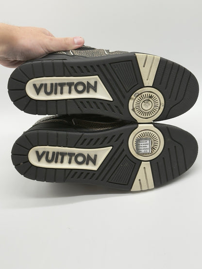 Size 10 - Louis Vuitton Skate Sneaker Black Gold